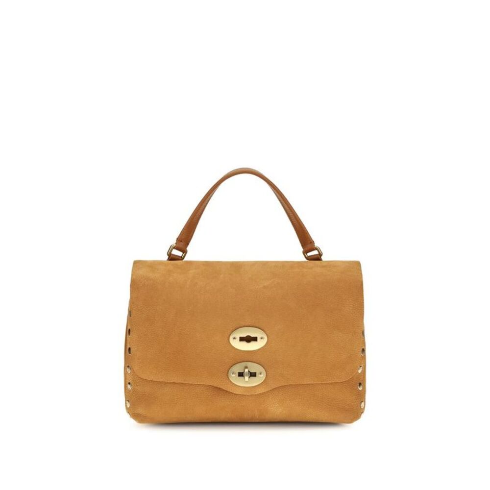 Zanellato Beige Suede Leather Women's Handbag